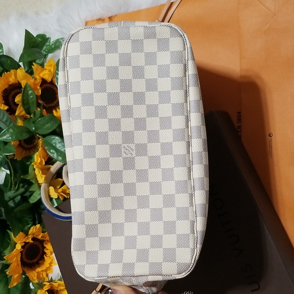❤️SOLD❤️Louis Vuitton Neverfull MM Damier Azur - Picture 9 of 9